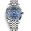 Blue Dial Fake Rolex Datejust