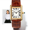 Olivia Kim on the Elegant uk high-end replica Cartier Tank that Goes with Everything