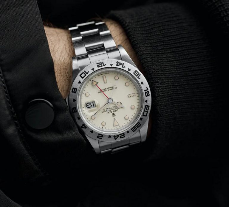 1984 Rolex Explorer II Ref. 16550 Replica watch With Cream 'Rail' Dial