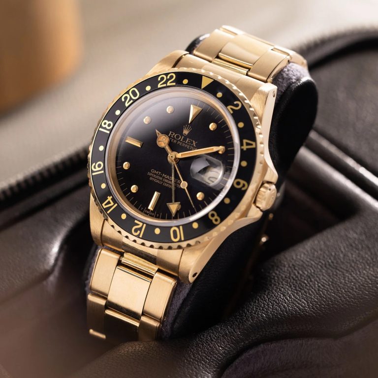 Replica RolexGmt master16758Blacknippledial